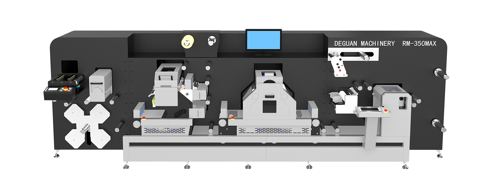 Modular machine high - speed batch printing die - cutting